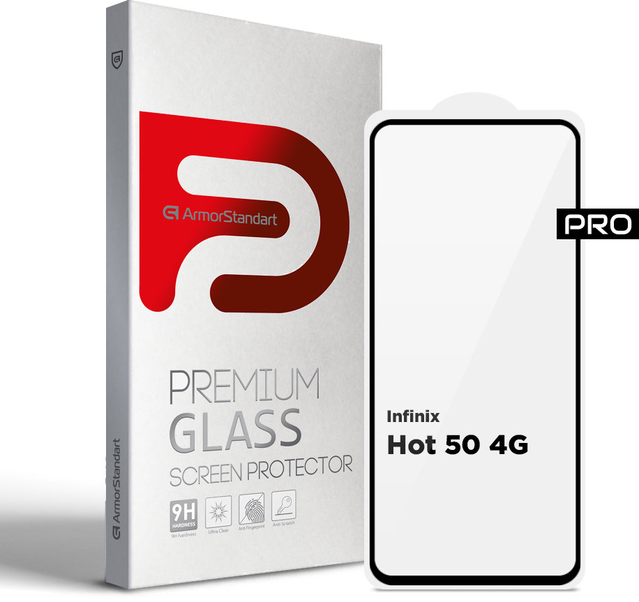 

ArmorStandart Tempered Glass Pro Black for Infinix Hot 50 4G (ARM80937)