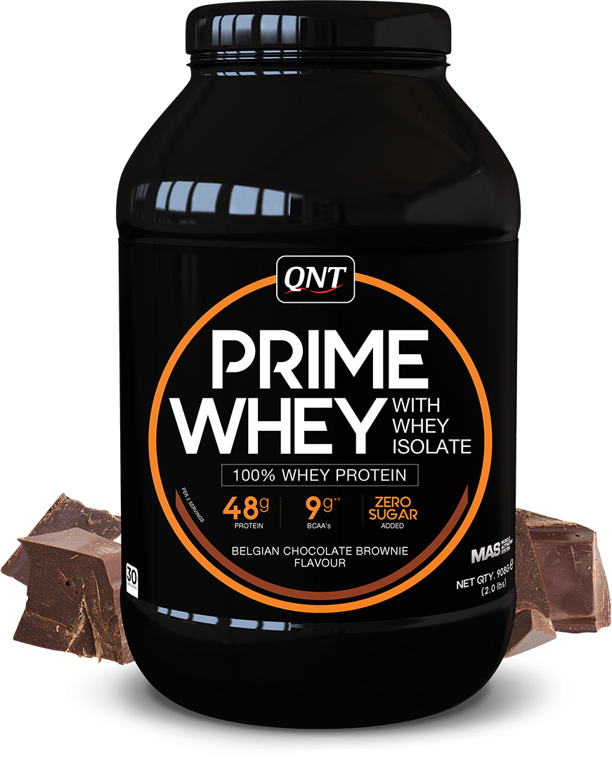 

Qnt Prime Whey 908 g /30 servings/ Belgian Chocolate Brownie