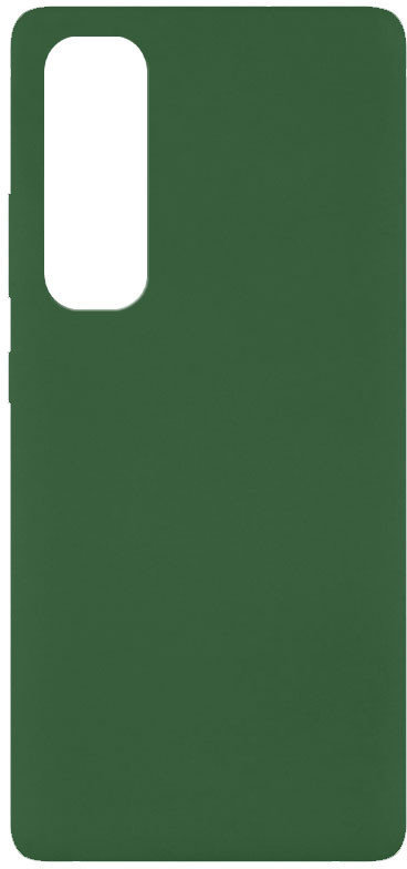 

Mobile Case Silicone Cover without Logo Dark green for Xiaomi Mi Note 10 Lite