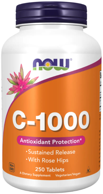 

Now Foods C-1000 Rh Sr Вітамін С 250 таблеток