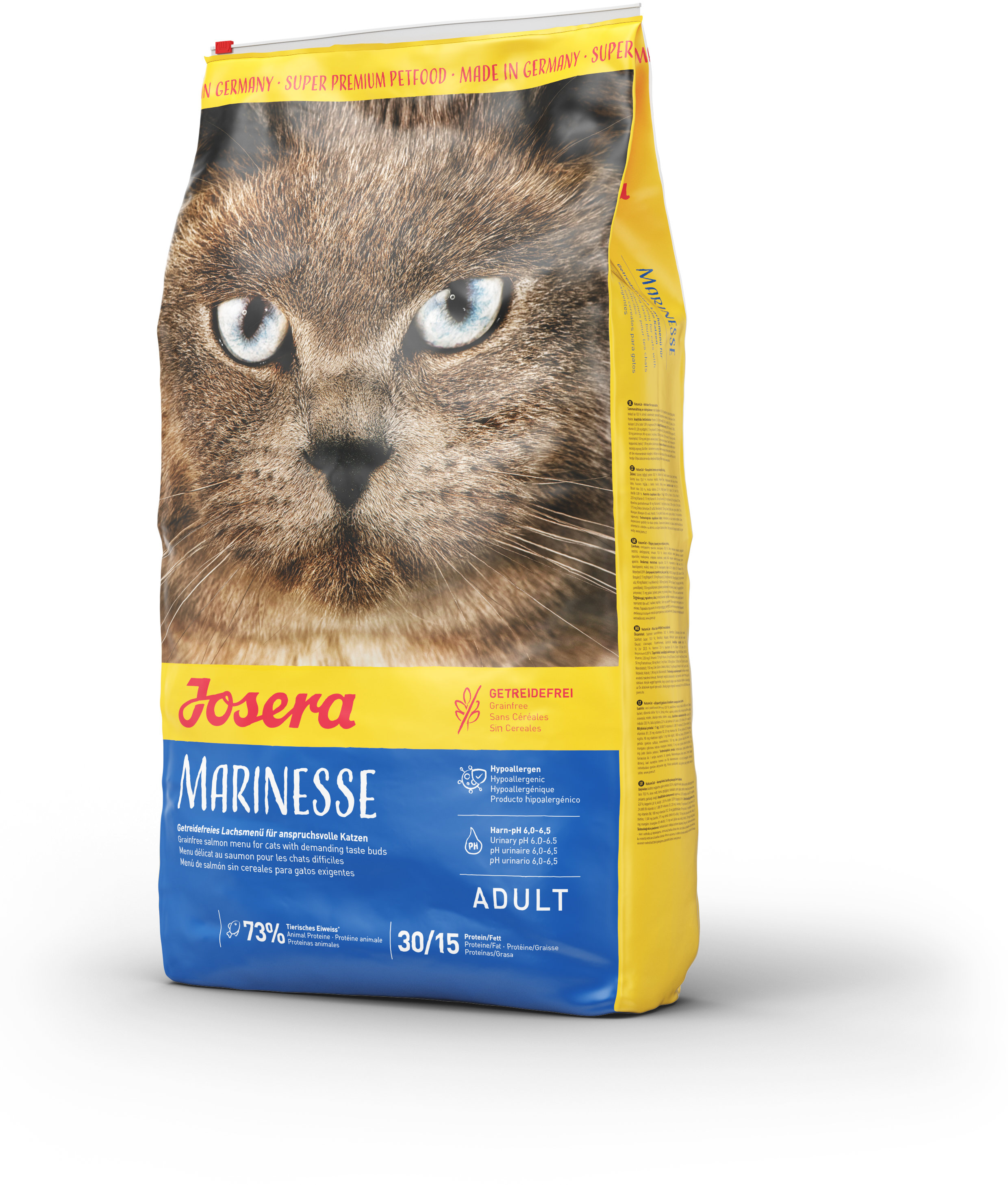 Акція на Сухой гипоаллергенный корм для взрослых кошек Josera Marinesse Adult с лососем и рисом 10 кг (4032254742913) від Stylus