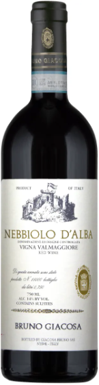 Акція на Вино Giacosa Bruno Nebbiolo d'Alba 2021 красное сухое 0.75 л (BWQ2318) від Stylus