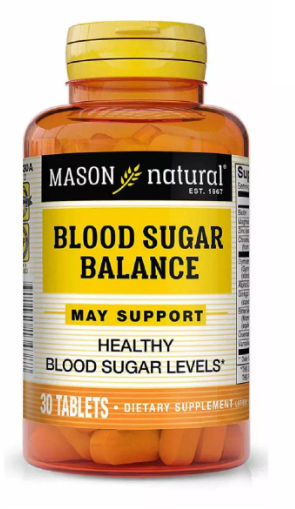 

Mason Natural Blood Sugar Balance Баланс сахара в крови 30 таблеток