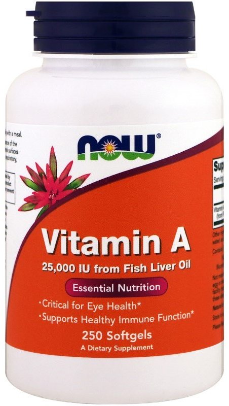 

Now Foods Vitamin A 25,000 Iu Softgels 250 caps