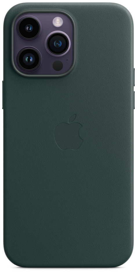 

Apple for iPhone 14 Pro Max Leather Case with MagSafe Forest Green (MPPN3)