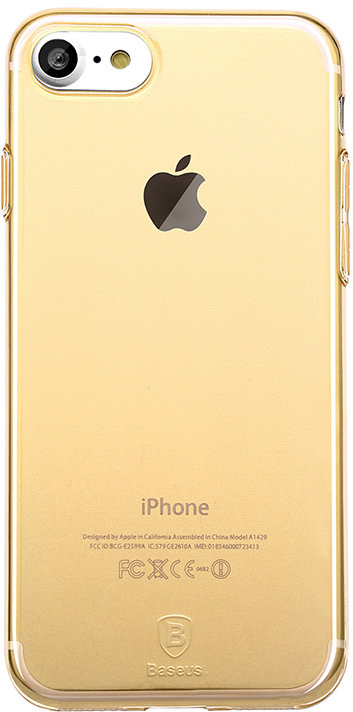 

Baseus Simple Transparent Gold for iPhone Se 2020/iPhone 8/iPhone 7