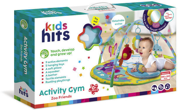 Акція на Коврик детский игровой Kids Hits Activity Gym Zoo Friends (KH06/006) від Stylus