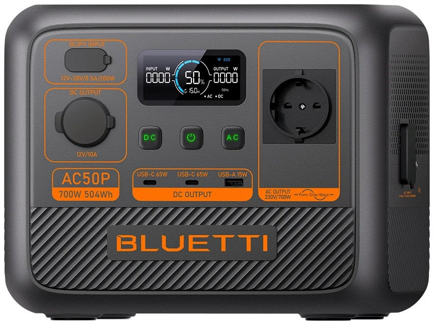 

Зарядная станция Bluetti AC50P 504Wh 700W