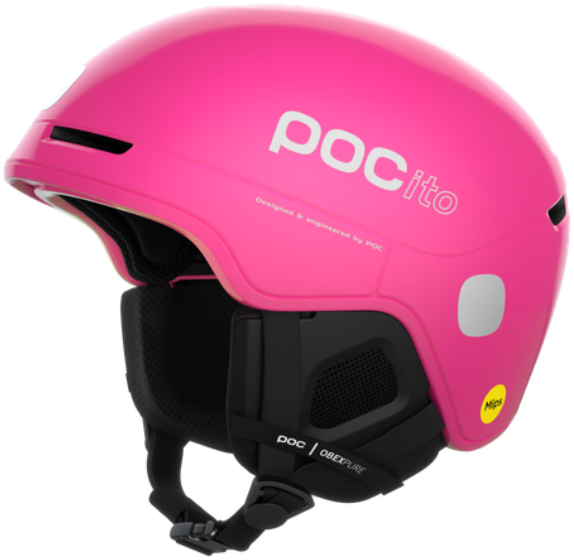 Акція на Детский горнолыжный шлем Poc POCito Obex Mips Fluorescent Pink M/L (PC 104749085MLG1) від Stylus