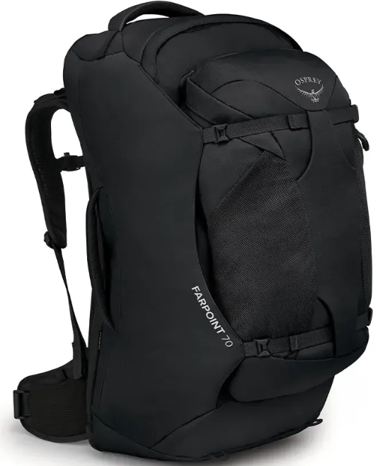 Акція на Рюкзак Osprey Farpoint 70 black - O/S - чёрный (009.2953) від Stylus