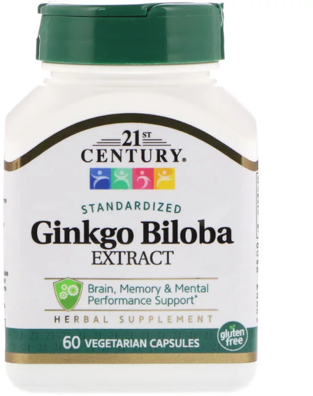 Акція на 21st Century Ginkgo Biloba Extract Standardized 60 Veggie Caps (CEN-21249) від Stylus