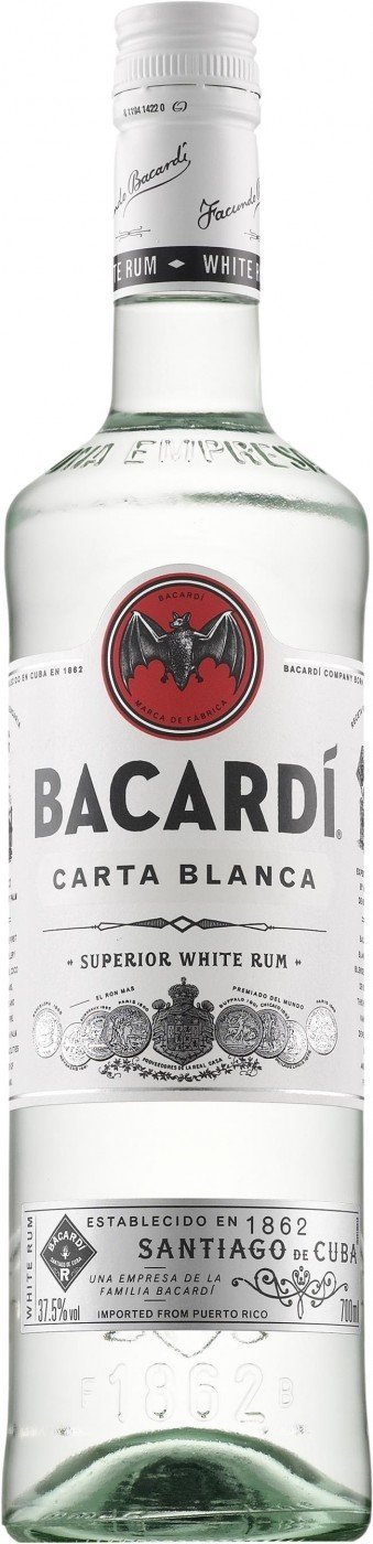 Акція на Ром Bacardi Carta Blanca від 6 місяців витримки 0.7л 40% (PLK5010677012546) від Y.UA