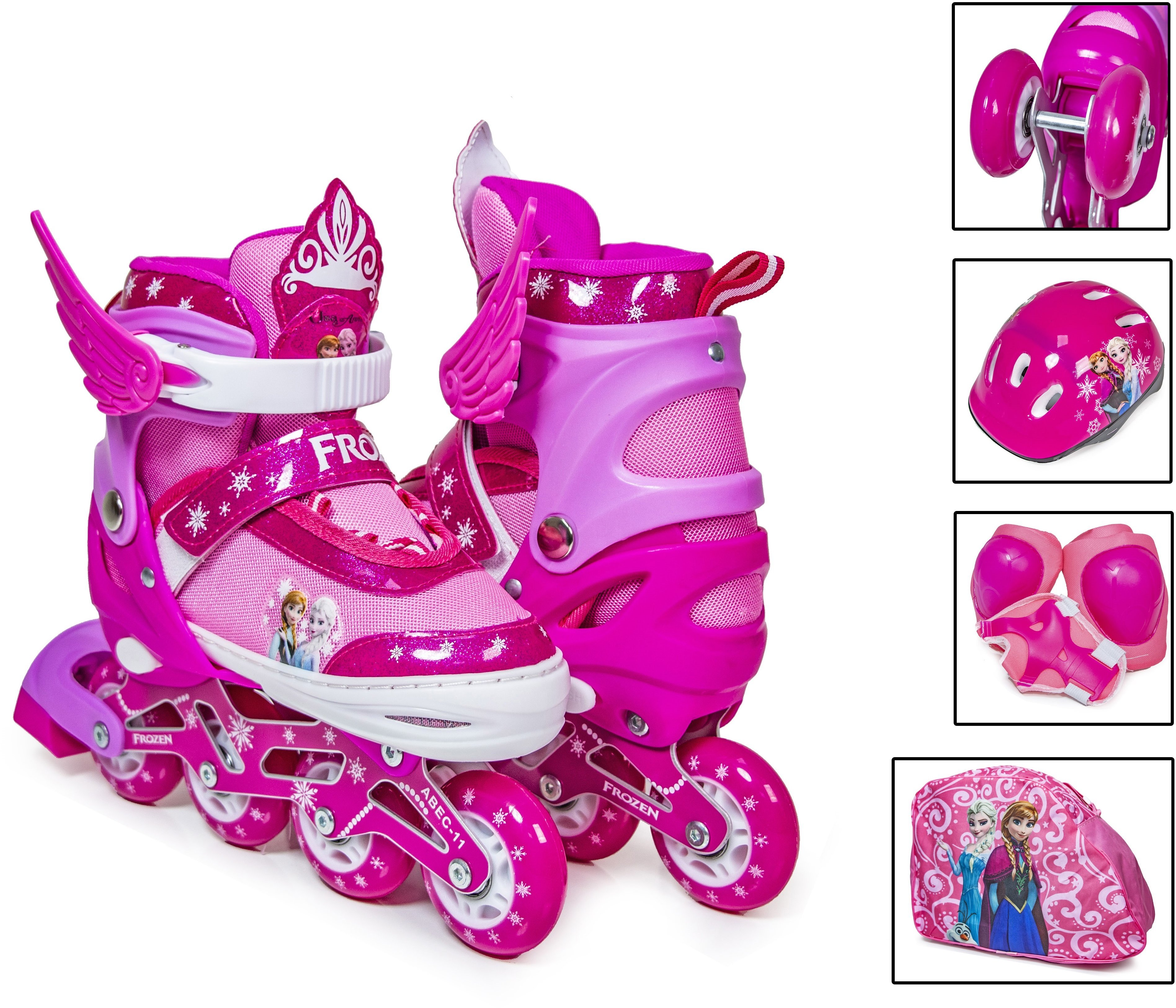 

Комплект роликов "Frozen". Pink (размер 34-37) 2029793098