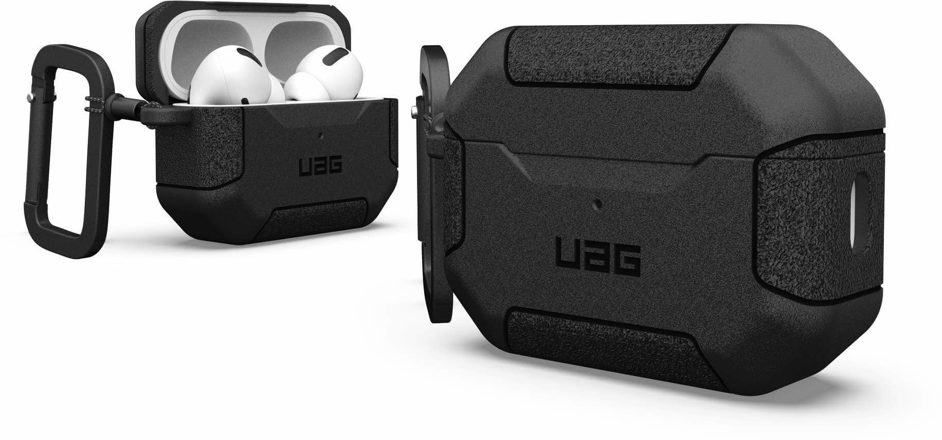 Акція на Чохол для навушників Uag Scout Black (104123114040) для Apple AirPods Pro 2 від Y.UA