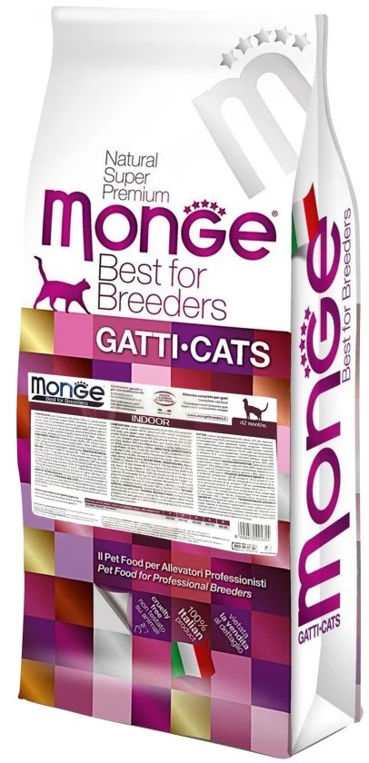 Акція на Сухой корм для котов Monge Cat Indoor 10 кг (70004824) від Stylus