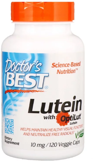 Акція на Doctor's Best Lutein with OptiLut 10 mg 120 Caps (DRB-00143) від Stylus