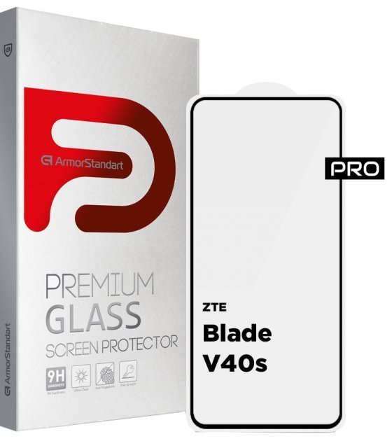 

ArmorStandart Tempered Glass Pro Black для Zte Blade V40s (ARM68741)