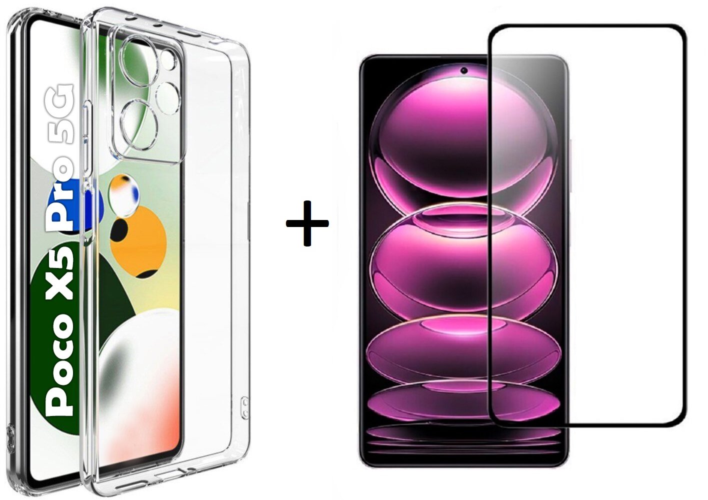 

Набір BeCover Tpu Case + Tempered Glass for Poco X5 Pro 5G (708816)