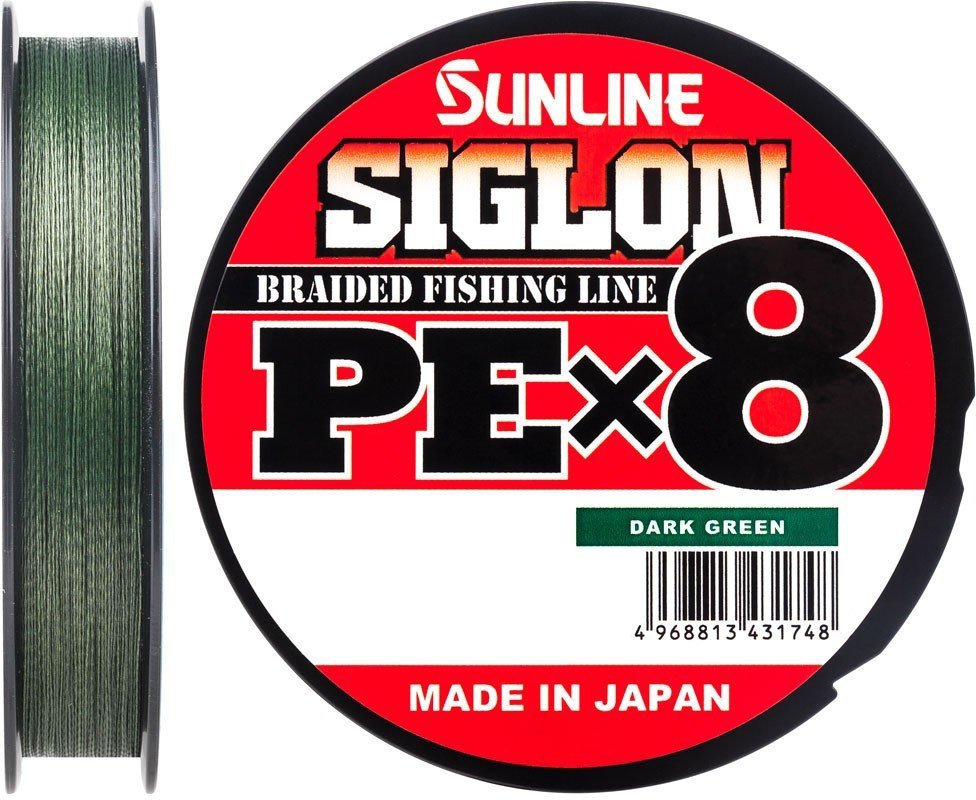 

Шнур Sunline Siglon Pe х8 300m (темн-зел.) # 0.6 / 0.132mm 10lb / 4.5kg (1658.10.40)