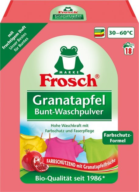 

Стиральный порошок-концентрат Frosch Колор Гранат 1.35 кг