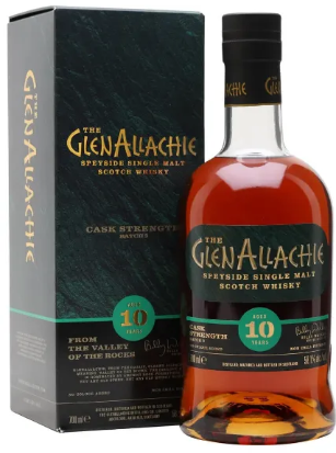 

Віскі GlenAllachie Cask Strength 10yo Batch 9 58.1 % 0.7 л Gb (BWR9519)