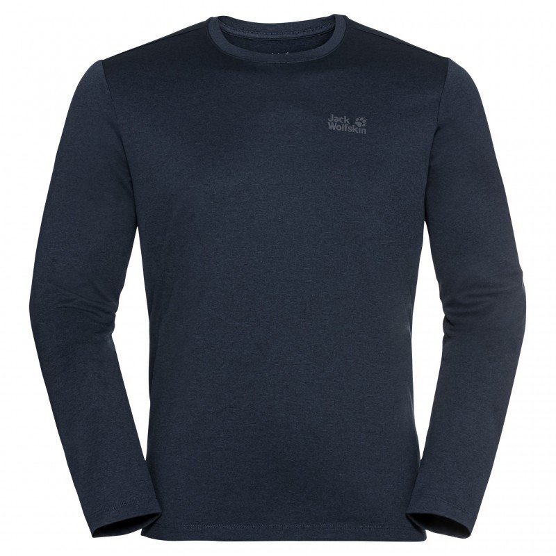 

Термолонгслив Jack Wolfskin Sky Thermal Ls T M 1808681_1010 54 (XXL) темно-синій