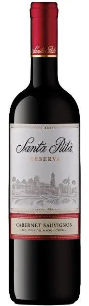 Акція на Вино Santa Rita Reserva Cabernet Sauvignon Maipo Valley D.O., красное сухое, 11-14.5% 0.75л (MAR7804330211104) від Stylus