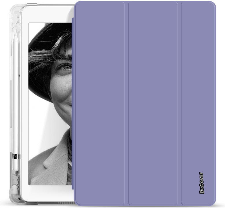 

BeCover Case Book Soft Tpu with Pencil mount Purple (706759) for iPad mini 6 2021