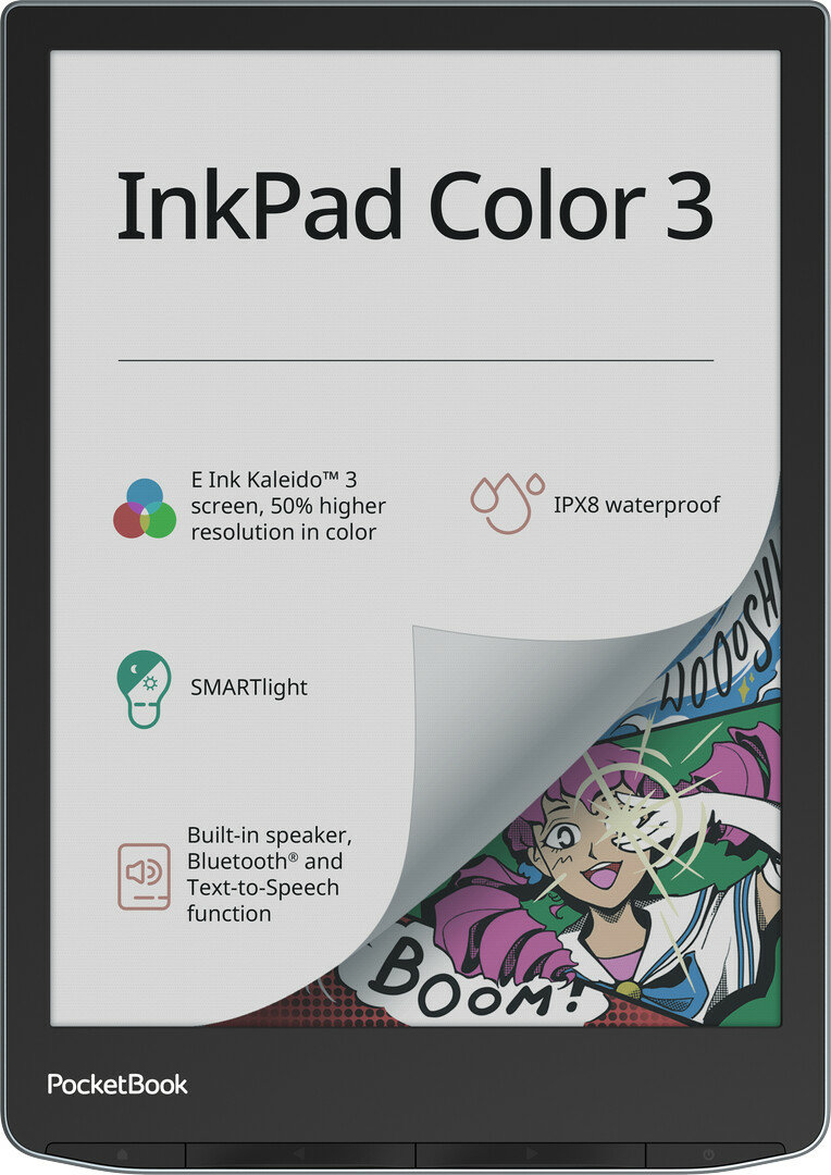 Акція на PocketBook 743C InkPad Color 3 Stormy Sea (PB743K3-1-CIS) від Stylus