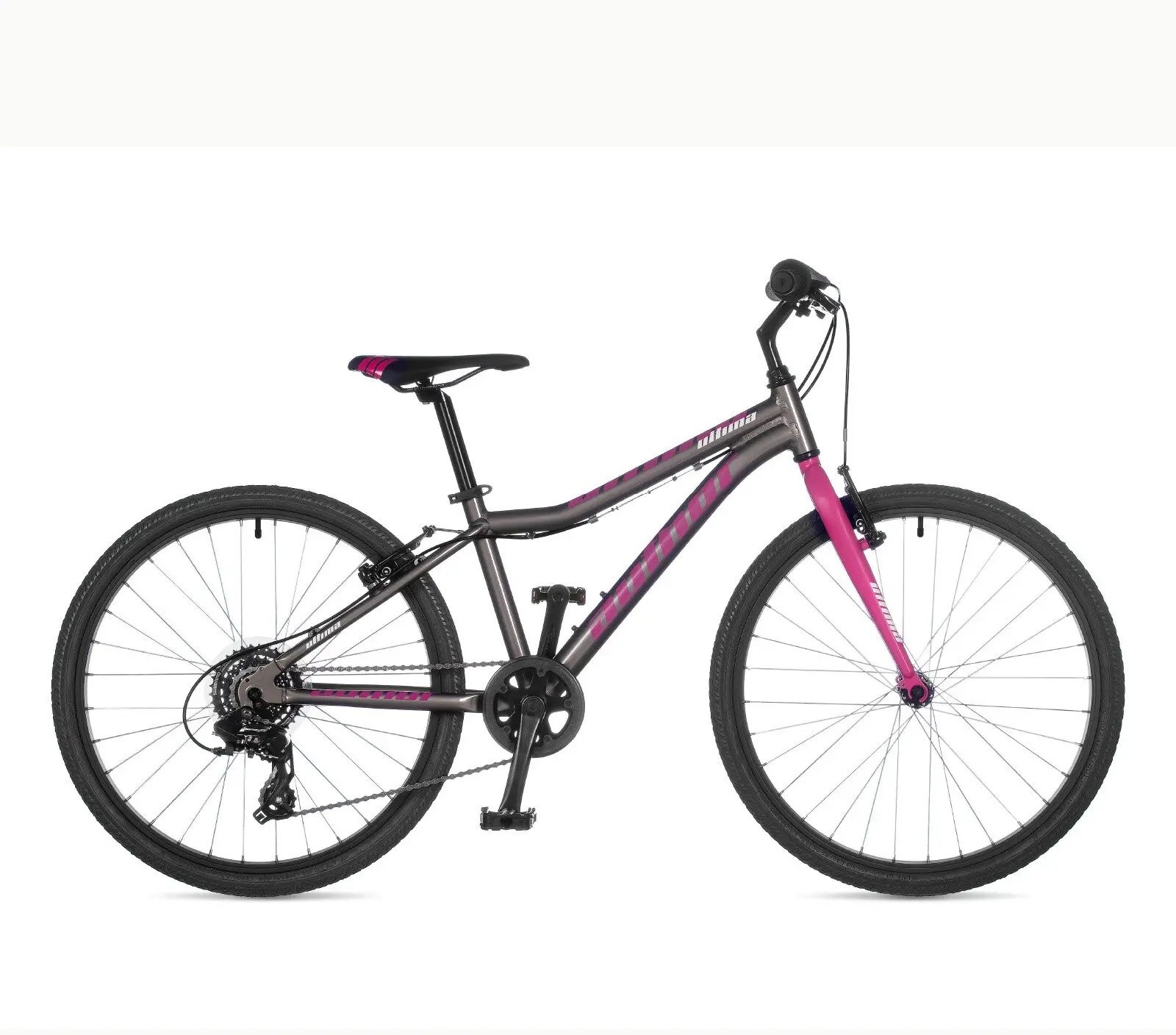 Акція на Велосипед Author 2023 Ultima 24 рама 12.5 подростковый серо-розовый (2023043) від Stylus