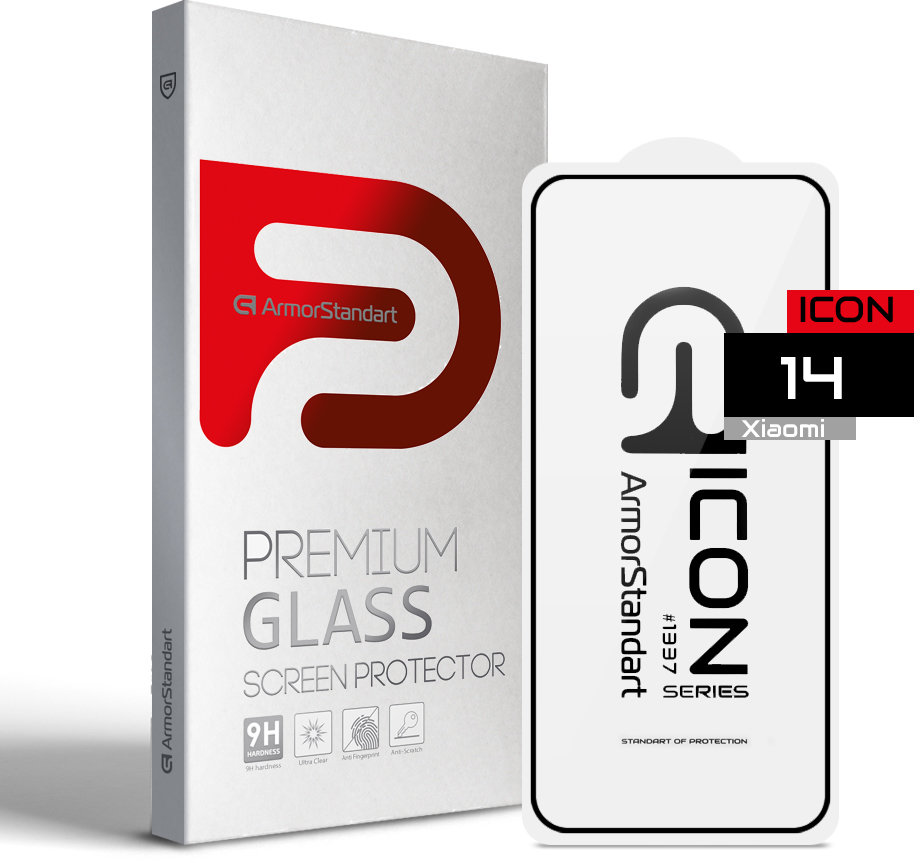 

Armorstandart Tempered Glass Icon Black для Xiaomi 14 (ARM72902)