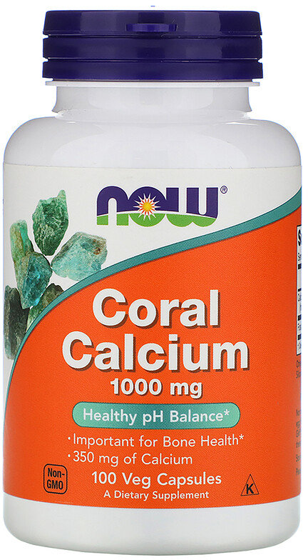 Акція на Now Foods Coral Calcium, 1.000 mg, 100 Veg Capsules (NOW-01273) від Stylus