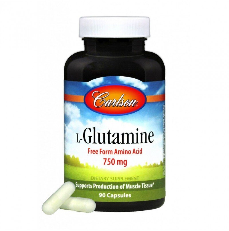 

Carlson Labs L-Glutamine, 750 mg, 90 Capsules (CAR-06821)